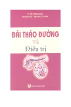 ĐÁI THÁO ĐƯỜNG VÀ ĐIỀU TRỊ - ĐỖ TRUNG QUÂN