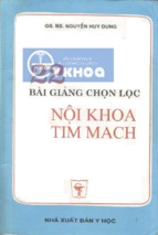 22 BÀI GIẢNG NỘI TIM MẠCH - NGUYỄN HUY DUNG