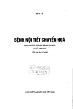 BỆNH NỘI TIẾT CHUYỂN HÓA (SAU ĐẠI HỌC) - BYT