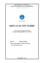 Một số biện pháp nâng cao hiệu quả sử dụng nguồn nhân sự tại công ty TNHH Gas Petrolimex Hải Phòng