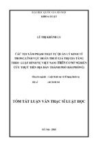 Các tội xâm phạm trật tự quản lý kinh tế trong lĩnh vực hoàn thuế giá trị gia tăng theo luật hình sự việt nam