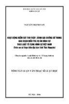 Hoạt động kiểm sát thu thập   đánh giá chứng cứ trong giai đoạn điều tra vụ án hình sự theo luật tố tụng hình sự việt na