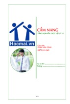 Cẩm nang tổng hợp kiến thức vật lý lớp 12