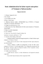 Quản lý nhà nước đối với các doanh nghiệp xuất khẩu lao động của việt nam sang thị trường đài loan (2)