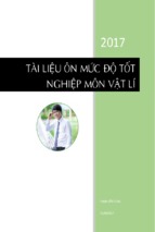 Tài liệu ôn thi thpt quốc gia môn vật lý mức độ tốt nghiệp