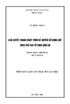 Lds_lê quốc giang_ giải quyết tranh chấp thừa ké quyền sử dụng đất theo thủ tục tố tụng dân sự