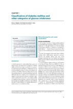 Classification of diabetes mellitus and other categories of glucose intolerance