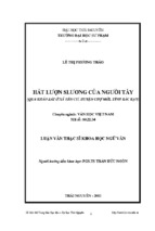 Hát lượn slương của người tày (qua khảo sát ở xã yên cư, huyện chợ mới, tỉnh bắc kạn)