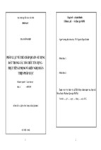 Lds phan hồng điệp pháp luật về thế chấp quyền sử dụng đất trong các tổ chức tín dụng   thực tiễn áp dụng và kiến nghị hoàn thiện pháp luật