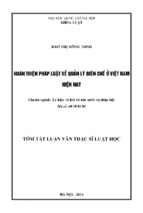 Ll_đào thị hồng minh_hoàn thiện pháp luật vè quản lý biên chế ở việt nam hiện nay
