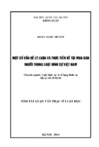 Lhs_đoàn ngọc huyền_một số vấn đề lý luân và thực tiễn về tội mua bán người trong luật hình sự việt nam