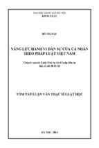 Lds đỗ thị hậu năng lực hành vi dân sự của cá nhân theo pháp luật việt nam