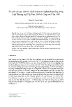 Phan thị thanh thủy_so sánh các quy định về trách nhiệm do vi phạm hợp đồng trong luật thương mại việt nam 2005 và công ước viên 1980