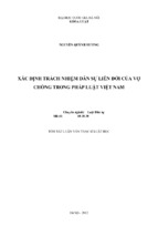 Lds nguyễn quỳnh hương xác định trách nhiệm dân sự liên đới của vợ chồng trong pháp luật việt nam