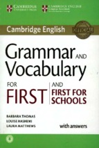 Grammar and vocabulary for first 2015