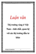 Luận văn thị trường vàng ở việt nam – tính chất, quan hệ với các thị trường đầu tư khác, luận văn tốt nghiệp đại học, thạc sĩ, đồ án,tiểu luận tốt nghiệp