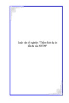 Thẩm định dự án đầu tư của ngân hàng thương mại, luận văn tốt nghiệp đại học, thạc sĩ, đồ án,tiểu luận tốt nghiệp