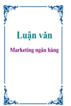 Luận văn marketing ngân hàng, luận văn tốt nghiệp đại học, thạc sĩ, đồ án,tiểu luận tốt nghiệp