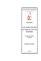 áp dụng thẻ điểm cân bằng trong quản trị chiến lược tại ngân hàng tmcp tiên phong