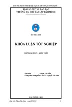 Khóa luận hoàn thiện công tác kế toán tập hợp chi phí sản xuất và tính giá thành sản phẩm tại công ty cổ phần vụ hát tường, luận văn tốt nghiệp đại học, thạc sĩ, đồ án,tiểu luận tốt nghiệp