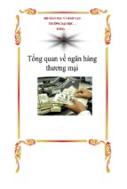 Tổng quan về ngân hàng thương mại   hệ thống thanh toán không dùng tiền mặt ở việt nam, luận văn tốt nghiệp đại học, thạc sĩ, đồ án,tiểu luận tốt nghiệp