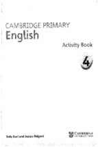 Cambridge primary english 4 activity book