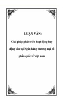 Luận văn giải pháp phát triển hoạt động huy động vốn tại ngân hàng thương mại cổ phần quốc tế việt nam, luận văn tốt nghiệp đại học, thạc sĩ, đồ án,tiểu luận tốt nghiệp