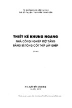 Thiết kế khung ngang nhà công nghiệp bê tông cốt thép lắp ghép p1