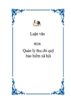 Quản lý thu chi quỹ bảo hiểm xã hội, luận văn tốt nghiệp đại học, thạc sĩ, đồ án,tiểu luận tốt nghiệp