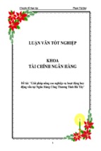 Luận văn giải pháp nâng cao nghiệp vụ hoạt động huy động vốn tại ngân hàng công thương tỉnh hà tây, luận văn tốt nghiệp đại học, thạc sĩ, đồ án,tiểu luận tốt nghiệp