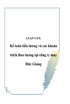 Luận văn kế toán tiền lương vá các khoản trích theo lương tại công ty may đức giang, luận văn tốt nghiệp đại học, thạc sĩ, đồ án,tiểu luận tốt nghiệp