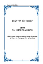 Quản trị và nâng cao hiệu quả sử dụng vốn lưu động ở công ty in  thương mại   dịch vụ ngân hàng, luận văn tốt nghiệp đại học, thạc sĩ, đồ án,tiểu luận tốt nghiệp