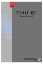 SINH LÍ HỌC - ĐẠI HỌC Y DƯỢC HUẾ