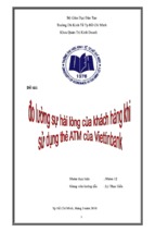 đề tài đo lường sự hài lòng của khách hàng khi sử dụng thẻ atm của vietinbank, luận văn tốt nghiệp đại học, thạc sĩ, đồ án,tiểu luận tốt nghiệp