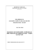 đề tài ngân hàng cho người nghèo, hướng đi cần thiết nhằm xóa bỏ chênh lệch giàu nghèo tại việt nam, luận văn tốt nghiệp đại học, thạc sĩ, đồ án,tiểu luận tốt nghiệp