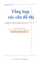 Tổng hợp các câu trắc nghiệm vật lí dạng đồ thị