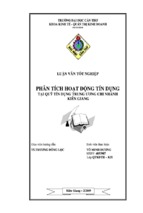 Luận văn phân tích hoạt động tín dụng tại quỹ tín dụng trung ương chi nhánh kiên giang, luận văn tốt nghiệp đại học, thạc sĩ, đồ án,tiểu luận tốt nghiệp