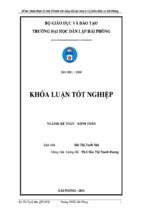 Khóa luận hoàn thiện tổ chức kế toán vốn bằng tiền tại công ty cổ phần điện cơ hải phòng, luận văn tốt nghiệp đại học, thạc sĩ, đồ án,tiểu luận tốt nghiệp