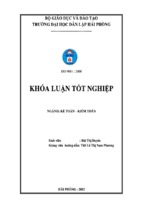 Khóa luận hoàn thiện công tác kế toán vốn bằng tiền tại công ty cổ phần hóa chất vật liệu điện hải phòng, luận văn tốt nghiệp đại học, thạc sĩ, đồ án,tiểu luận tốt nghiệp