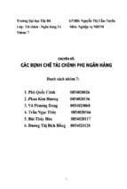 Chuyên đề các định chế tài chính phi ngân hàng, luận văn tốt nghiệp đại học, thạc sĩ, đồ án,tiểu luận tốt nghiệp