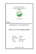 Bệnh khô thai do parvovirus ở lợn rừng và hiệu quả phòng bệnh của vắc xin farrowsure b