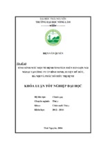 Tình hình mắc một số bệnh sinh sản trên đàn lợn nái ngoại tại công ty cp bình minh, huyện mỹ đức   hà nội và phác đồ điều trị bệnh