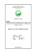 Tình hình mắc bệnh viêm đường hô hấp trên đàn lợn thịt nuôi tại trại chăn nuôi công ty cp bình minh   huyện mỹ đức   hà nội