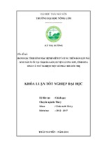 đánh giá tình hình mắc bệnh viêm tử cung trên đàn lợn nái sinh sản nuôi tại trại bà gấm   huyện lương sơn   tỉnh hòa bình và thử nghiệm một số phác đồ điều trị