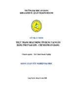 Khóa luận thực trạng hoạt động tín dụng tại ngân hàng thương mại cổ phần sài gòn chi nhánh an giang, luận văn tốt nghiệp đại học, thạc sĩ, đồ án,tiểu luận tốt nghiệp