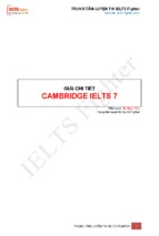 Giải chi tiết cambridge ielts tập 7