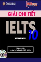 Giải chi tiết cambridge ielts 10