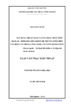 Xây dựng thuật toán và ứng dụng phần mềm matlab   simulink điều khiển hệ truyền động biến tần   động cơ trong công nghệ cân băng định lượng