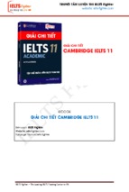 Giải chi tiết cambridge ielts 11