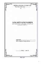 Sáng kiến kinh nghiệm kinh nghiệm tổ chức trò chơi học tập trong giờ dạy đạo đức ở lớp 1, 2, 3